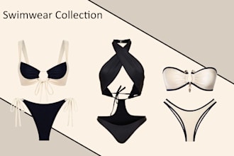design your swimwear collection based on your vision