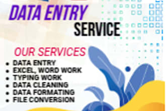 provide reliable data entry services