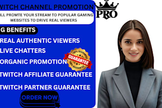do twitch channel promotion