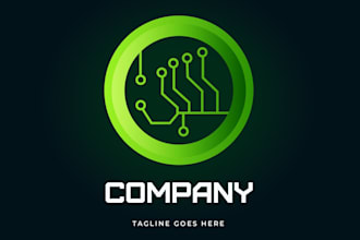 design a modern technology, IT and software logo for you