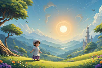 illustrate an islamic children book