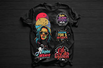 create unique clothing design tshirt design