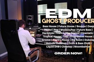 produce professional edm ghost track and festival banger