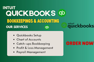 manage, set up, and bookkeeping in quickbooks online