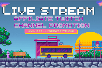 twitch affiliate, twitch channel promotion for live chatters
