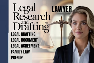 draft legal agreements, legal contracts, and documents as your contract lawyer