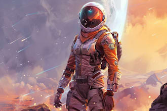 make beautiful sci fi, fantasy character portraits