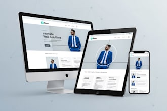 create a modern, responsive website etc