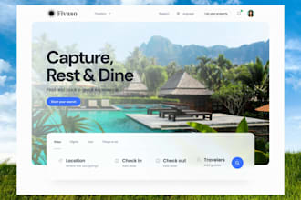 design luxury travel app