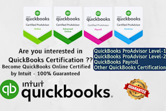 help in getting quickbooks proadvisor and payroll certification