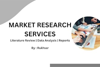 write research and analysis based project reports