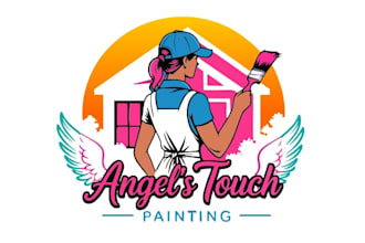 design a professional painting logo for your business