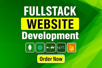 do custom full stack website development