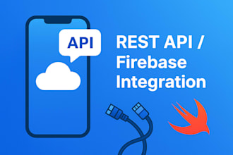 integrate rest API or firebase backend into your swift ios app