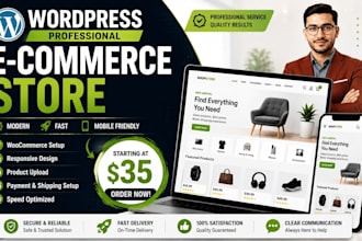 build wordpress ecommerce store with woocommerce