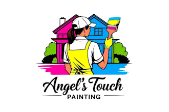 design a custom painting logo for interior or house painters