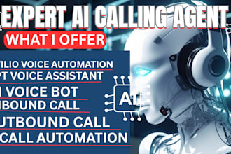 build ai sales agent ai voice bot appointment booking support phone assistant