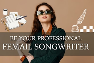 be your female songwriter in spanish and english