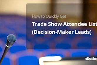 provide trade show and conference leads data