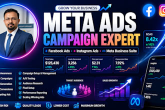 be your meta ads, facebook ads expert, instagram ads manager
