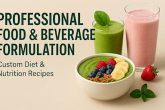 formulate healthy food recipes food formulation and beverages
