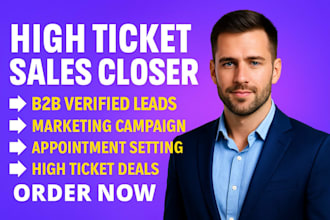 salesperson sales agent sales representative high ticket sales closer