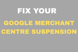 fix google merchant center suspension