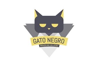 design pictorial yet dangerous cat logo for a team