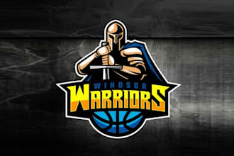 design perfect windsor warriors team logo