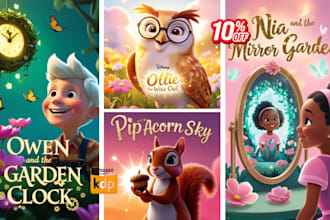 design children story book illustration kids book  illustration children book