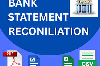 do bank and cash statement reconciliation for your business