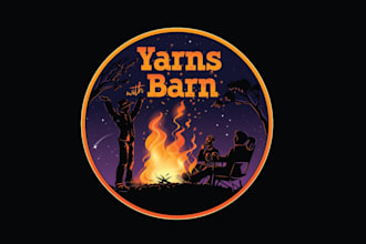 design attractive yarns with barn logo