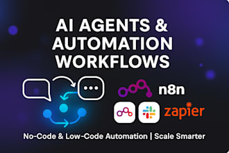 build ai agents, automation and workflows with n8n, zapier