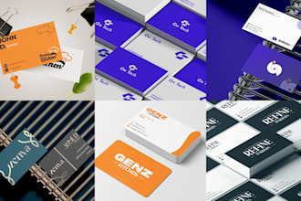 design a professional custom business card and stationery set in 12 hrs