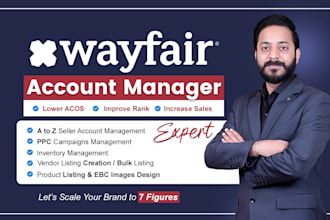 manage your wayfair listings, PPC, and account for maximum sales
