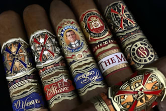 do modern cigar label, cigar band, cigar logo and cigar box design