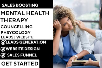 mental health therapy counseling psychology leads build website