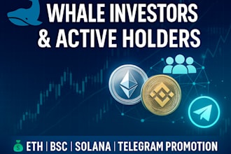 promote your eth or bsc token to real investors and traders