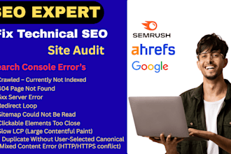 fix semrush, ahrefs, moz, and google search console site audit errors