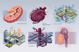 design scientific, medical, educational illustration for you