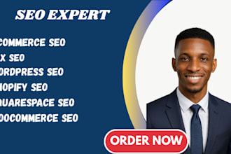 do onpage technical seo for wordpress, woocommerce , shopify , wix squarespace