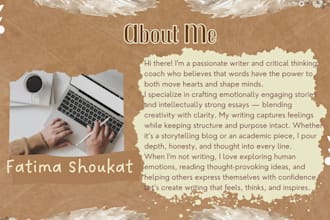 emotionally write stories and blogs