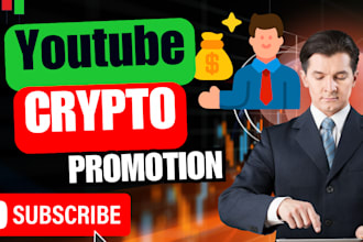 do youtube crypto promotion, nft, crypto influencer marketing, token promotion