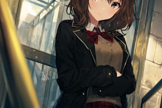 draw vtuber character, anime and game fanart, oc