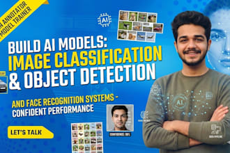 build image classification, object detection and face recognition ai model