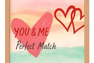 create romantic digital wall art for couples and home decor