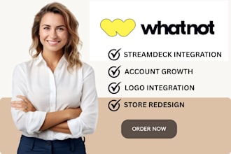 whatnot scoreboard, whatnot shop, animated transitions, whatnot live show