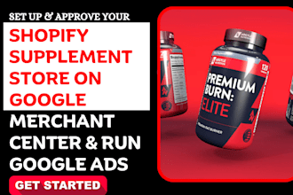 approved health and food supplements on google merchant center