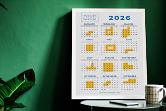design a custom calendar 2026 2027 2028 2029 2030