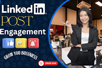 increase your linkedin post engagement with sharing, influence